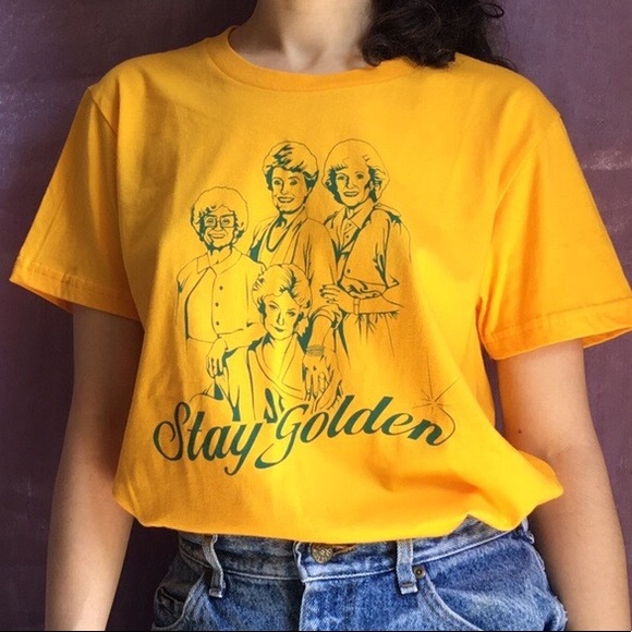 Tops - SOLD Golden Girls “Stay Golden” graphic t shirt